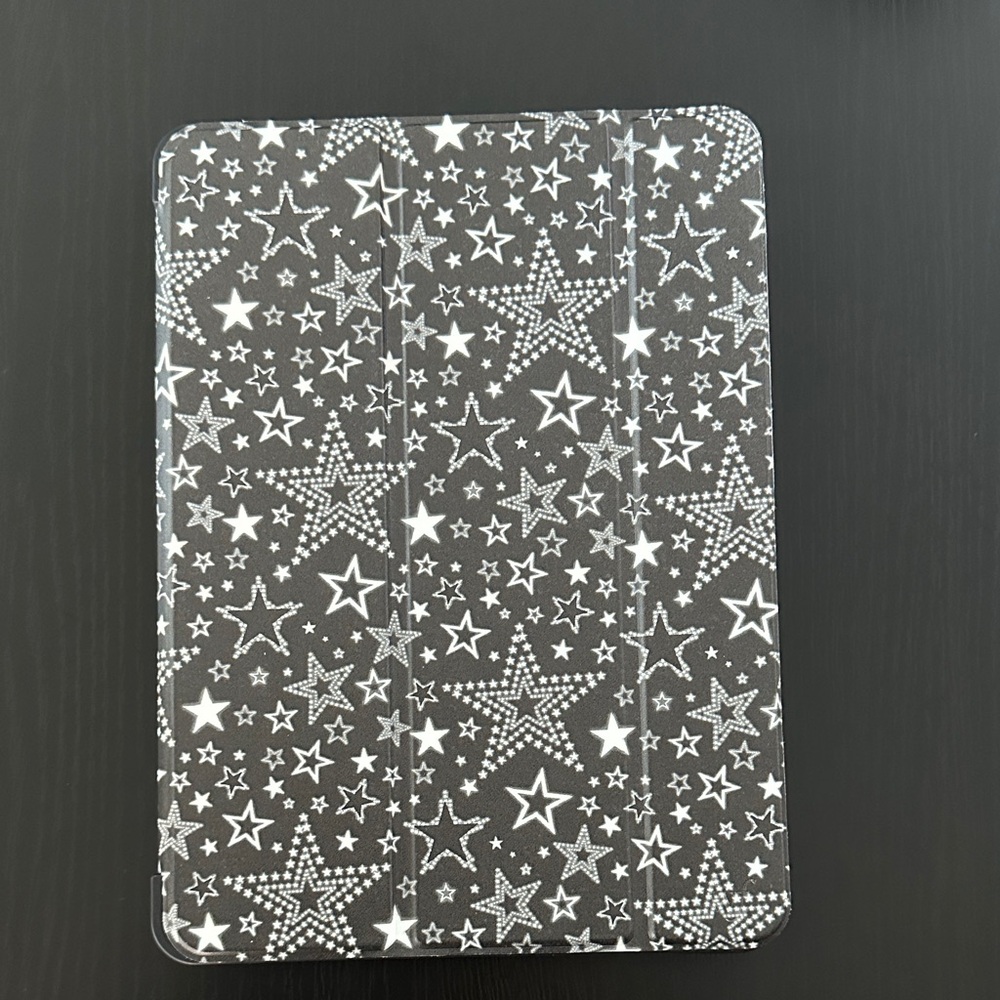 Starry Wildflower Gray IPad Case